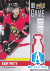 2019/20 Upper Deck Series One GJ-CW Colin White UD Game Jersey Insert